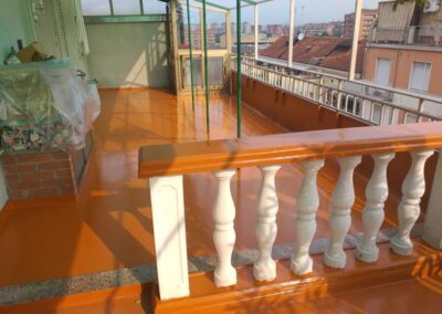 Impermeabilizzazione in resina balcone esterno 2