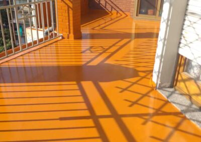 Impermeabilizzazione in resina balcone esterno