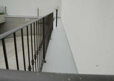 Impermeabilizzazione in resina ingresso rampa