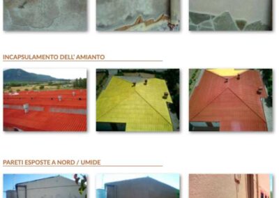 Sughero a spruzzo - Per Fessurazioni incapsulamento amianto pareti umide