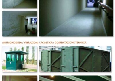 Sughero a spruzzo per ambienti salmastri e isolante termico