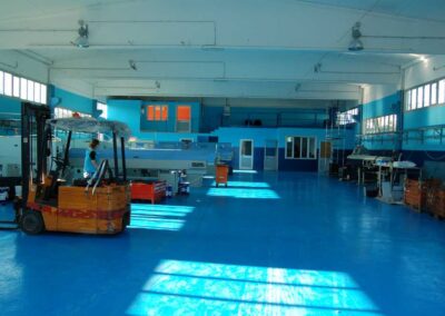Verniciatura interna capannone industriale